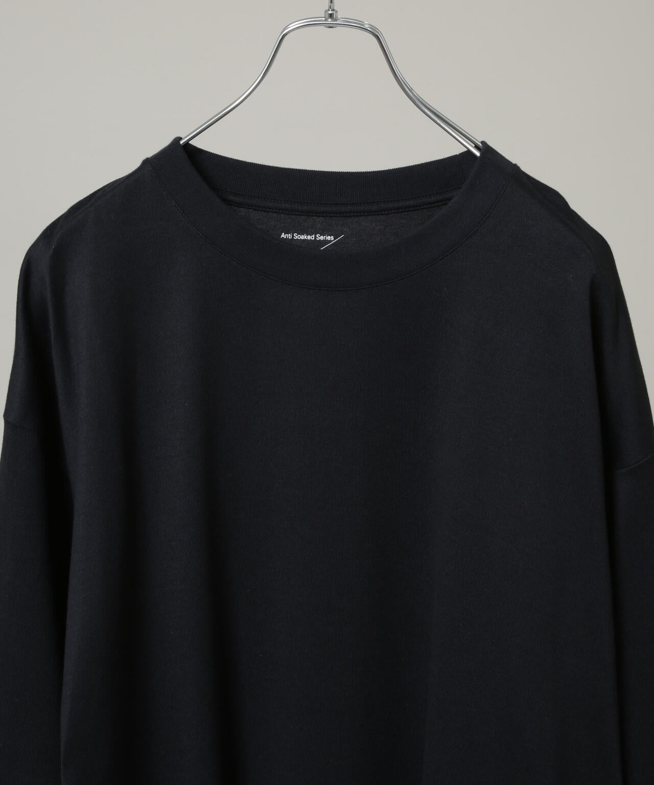 Anti Soaked(R) 汗染み防止 クルーネックワイドTシャツ七分袖 6685223207