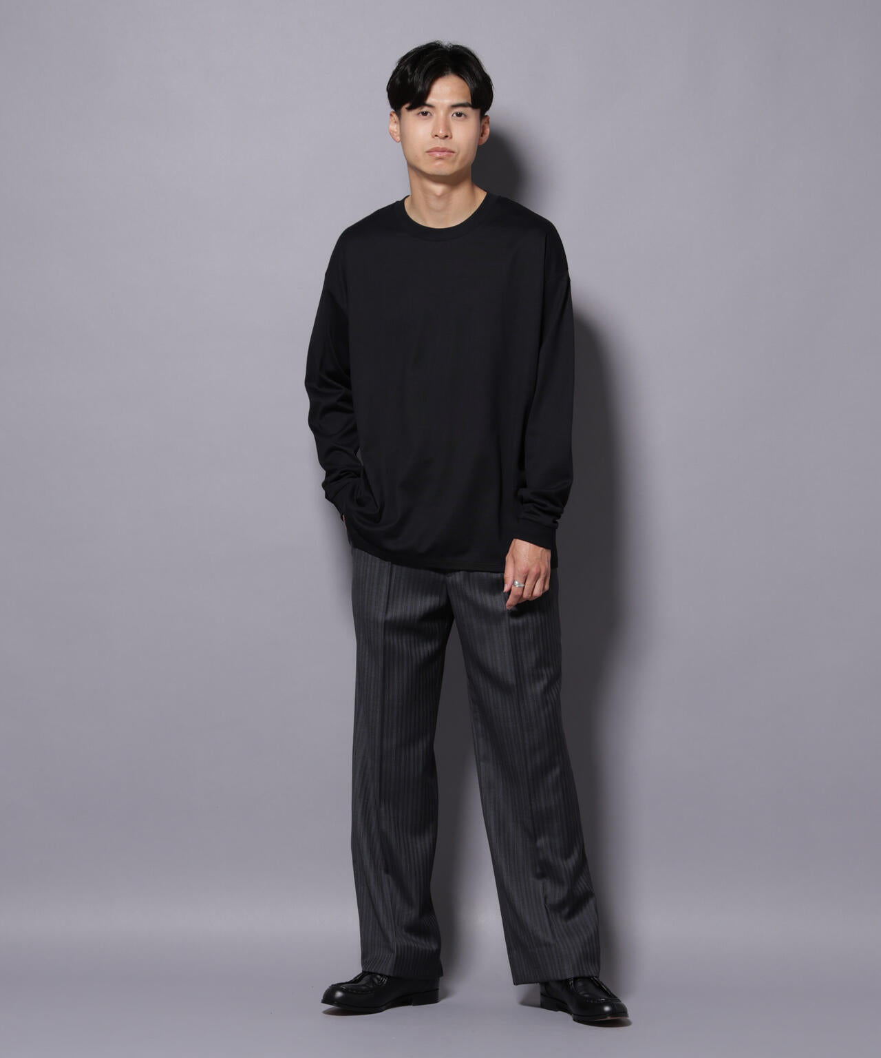 Anti Soaked(R)  汗染み防止 クルーネック ビッグシルエット Tシャツ 6685223208