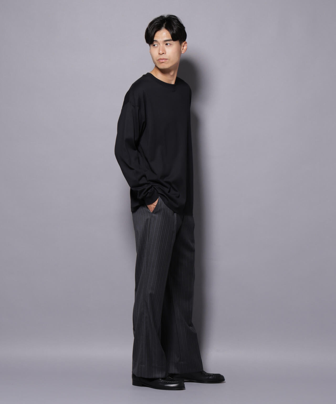 Anti Soaked(R)  汗染み防止 クルーネック ビッグシルエット Tシャツ 6685223208