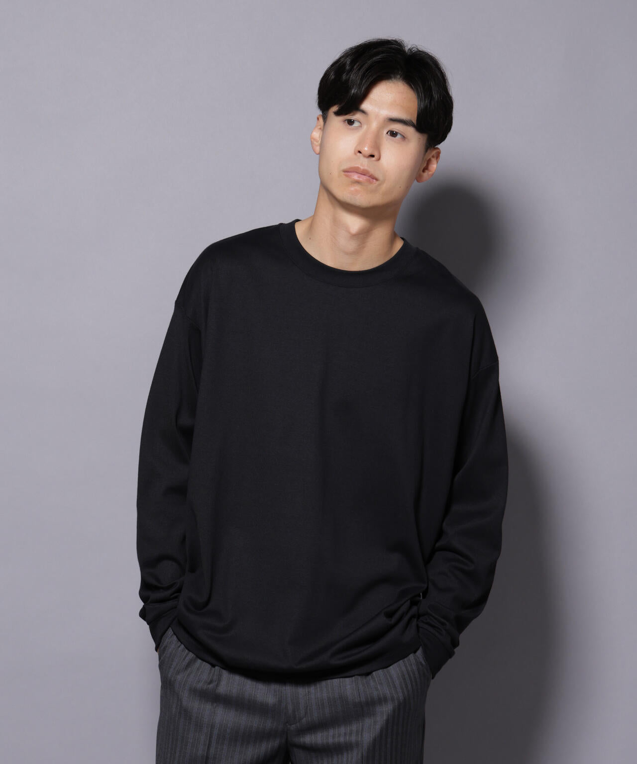 Anti Soaked(R)  汗染み防止 クルーネック ビッグシルエット Tシャツ 6685223208