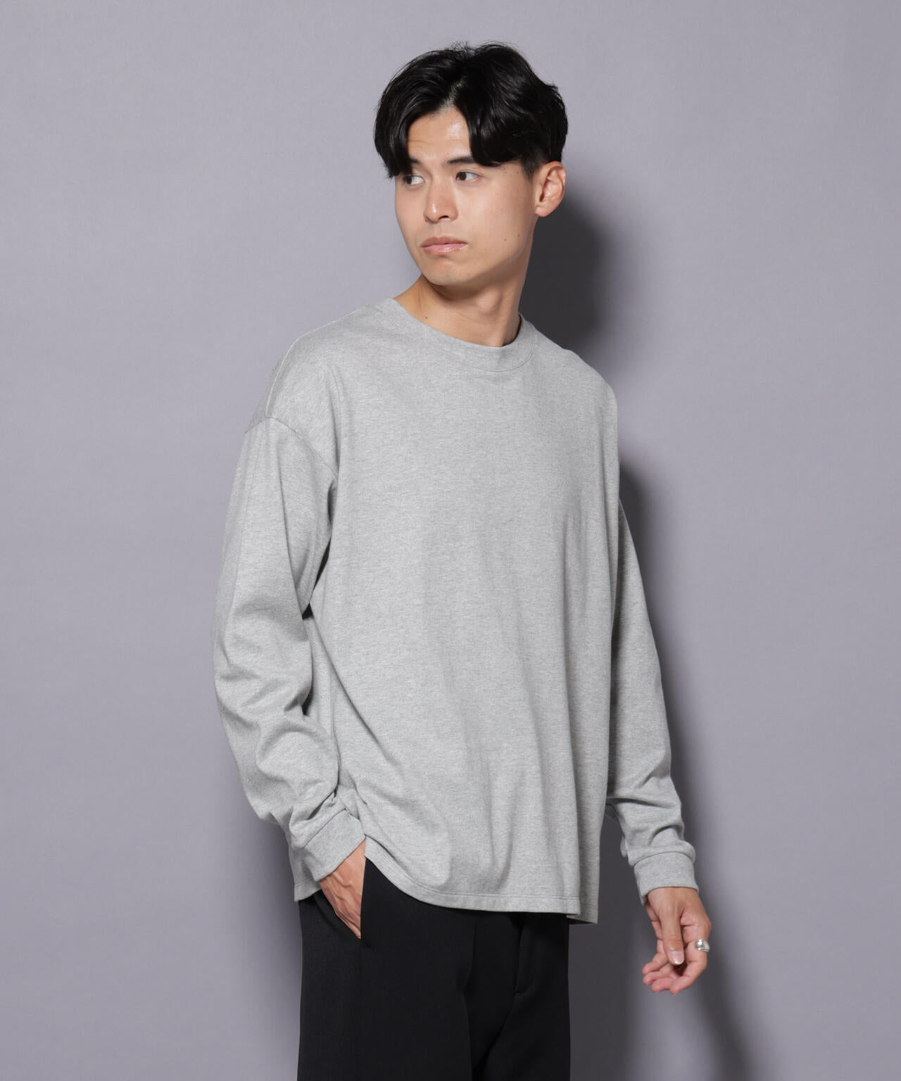 Anti Soaked(R)  汗染み防止 クルーネック ビッグシルエット Tシャツ 6685223208