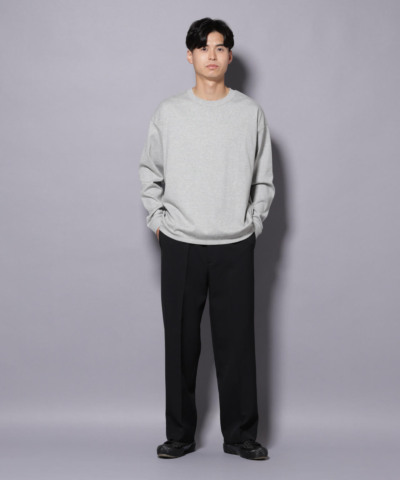 Anti Soaked(R)  汗染み防止 クルーネック ビッグシルエット Tシャツ 6685223208