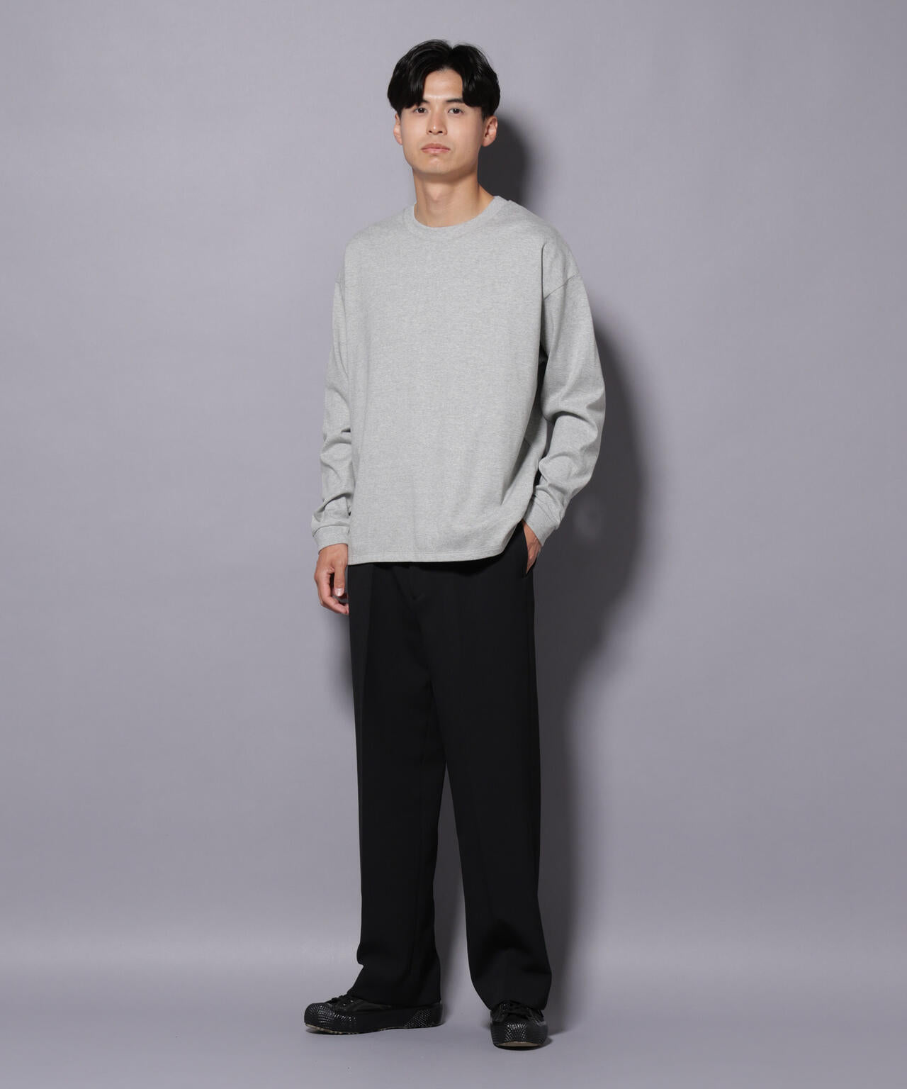 Anti Soaked(R)  汗染み防止 クルーネック ビッグシルエット Tシャツ 6685223208