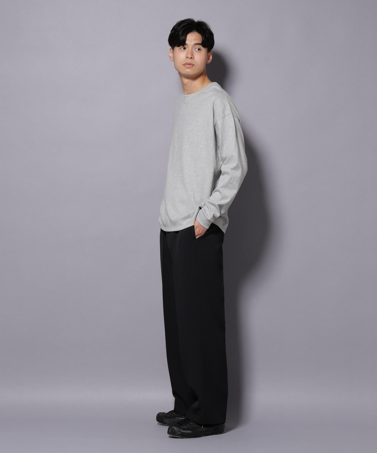 Anti Soaked(R)  汗染み防止 クルーネック ビッグシルエット Tシャツ 6685223208