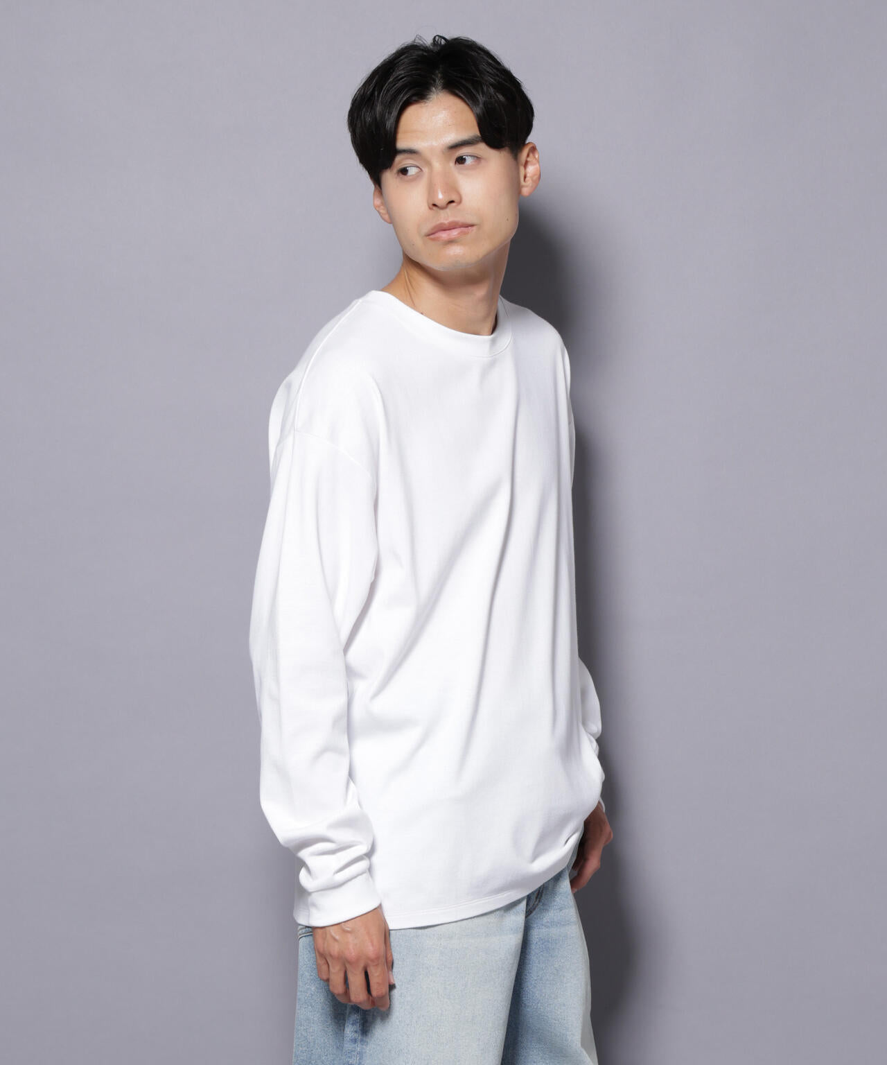 Anti Soaked(R)  汗染み防止 クルーネック ビッグシルエット Tシャツ 6685223208