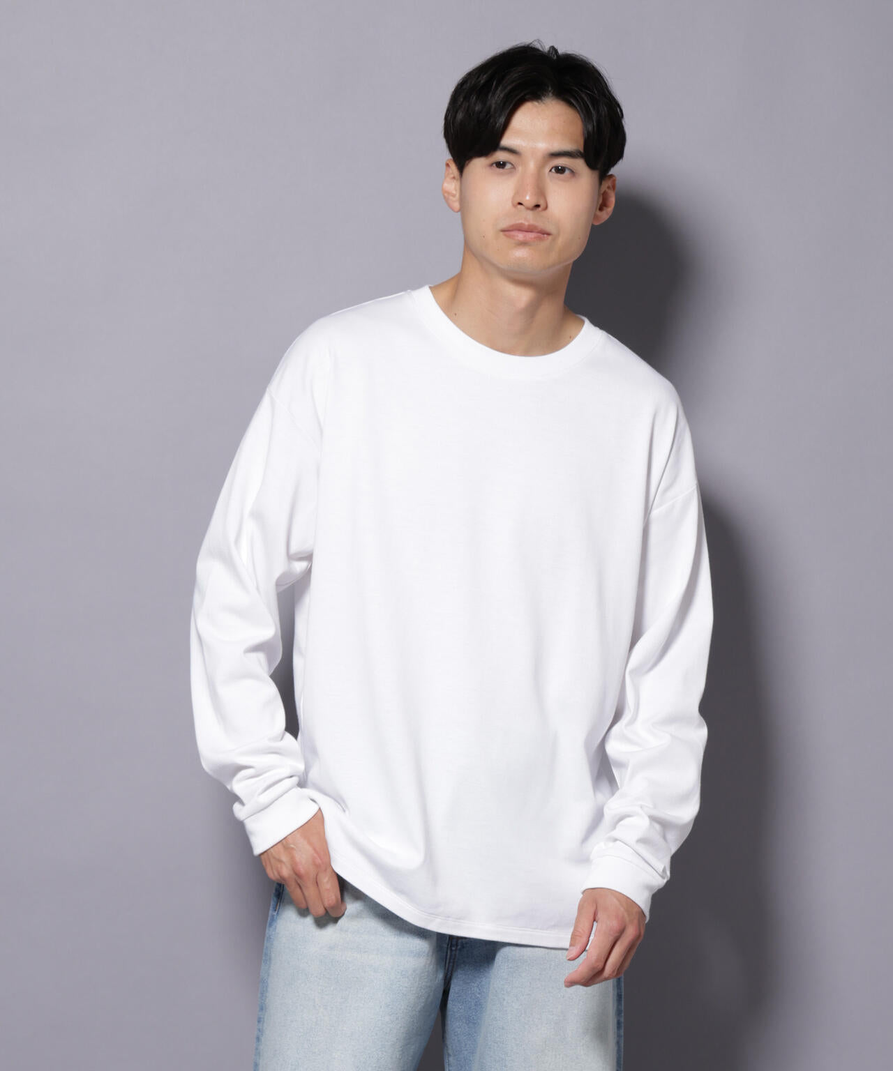 Anti Soaked(R)  汗染み防止 クルーネック ビッグシルエット Tシャツ 6685223208