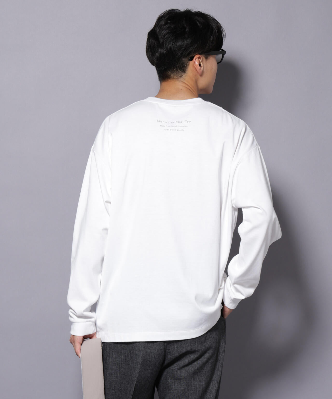 Anti Soaked(R)×SUNCHAIポートレート汗染み防止 Ｔシャツ長袖 6685223210