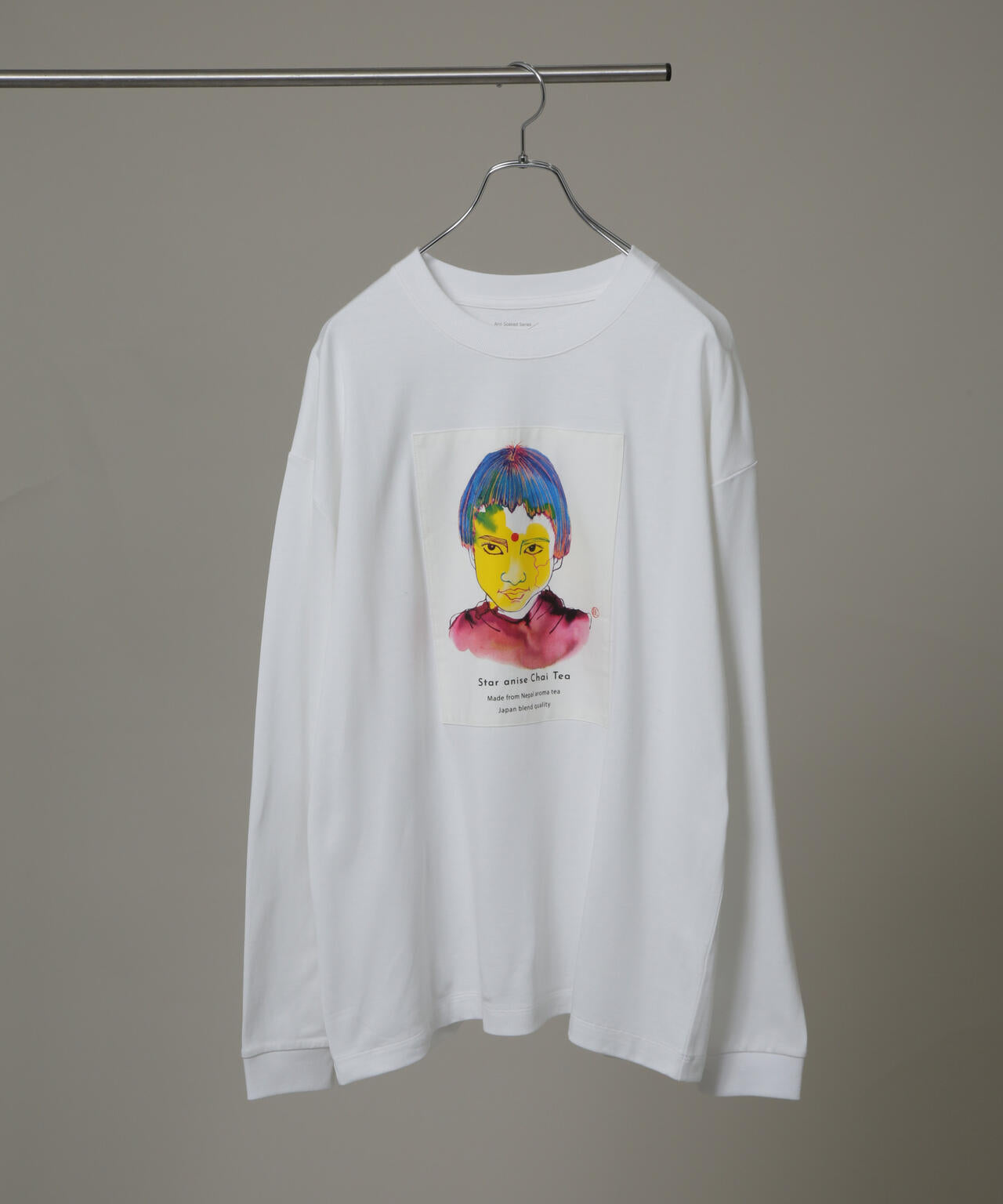 Anti Soaked(R)×SUNCHAIポートレート汗染み防止 Ｔシャツ長袖 6685223210