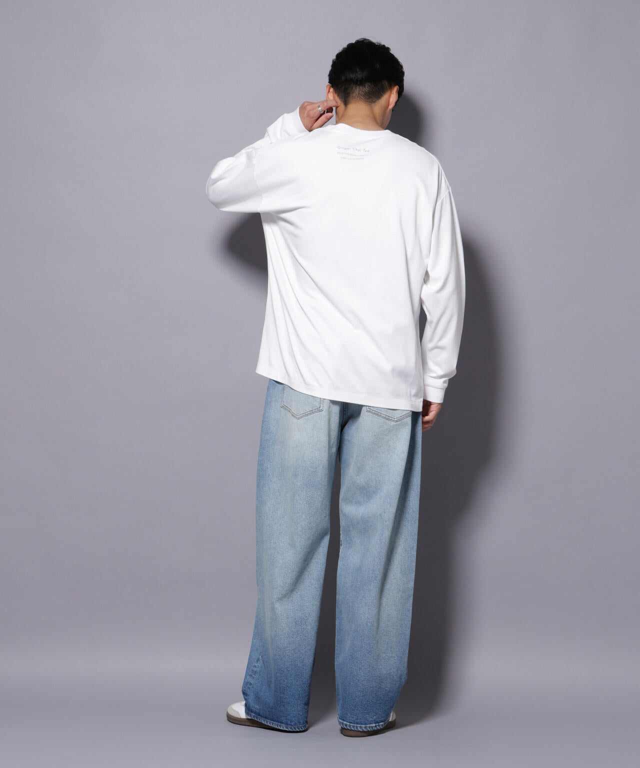Anti Soaked(R)×SUNCHAIポートレート汗染み防止 Ｔシャツ長袖 6685223210