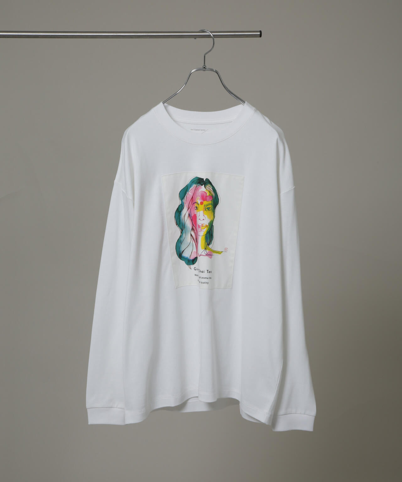 Anti Soaked(R)×SUNCHAIポートレート汗染み防止 Ｔシャツ長袖 6685223210