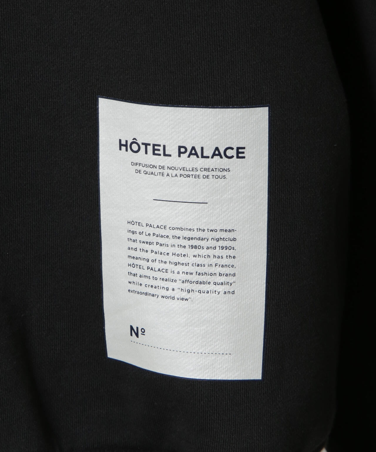 ｢HOTEL PALACE｣ スキッパーロゴスウェット 6685223216