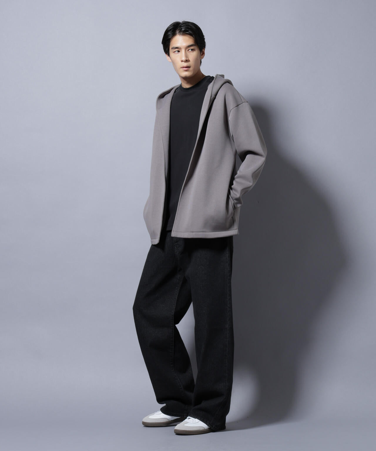 ダンボール 着流しフーディー 6685223233