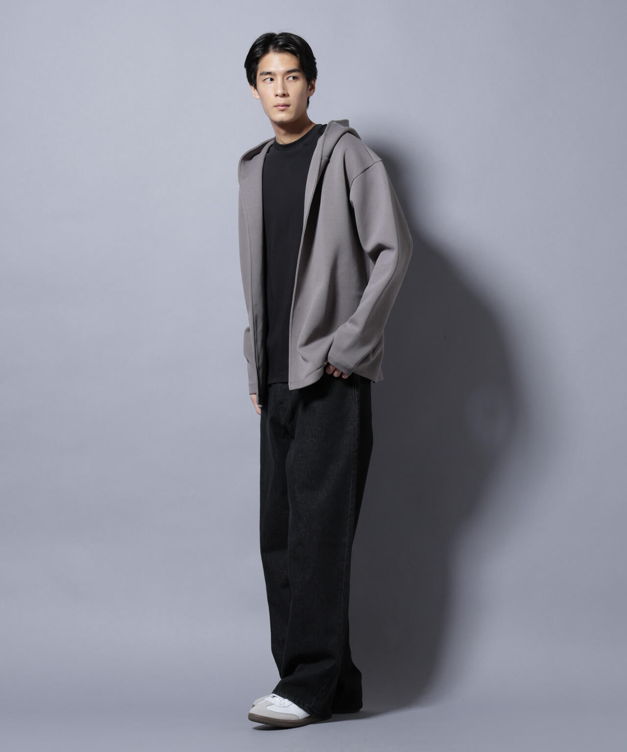 ダンボール 着流しフーディー 6685223233