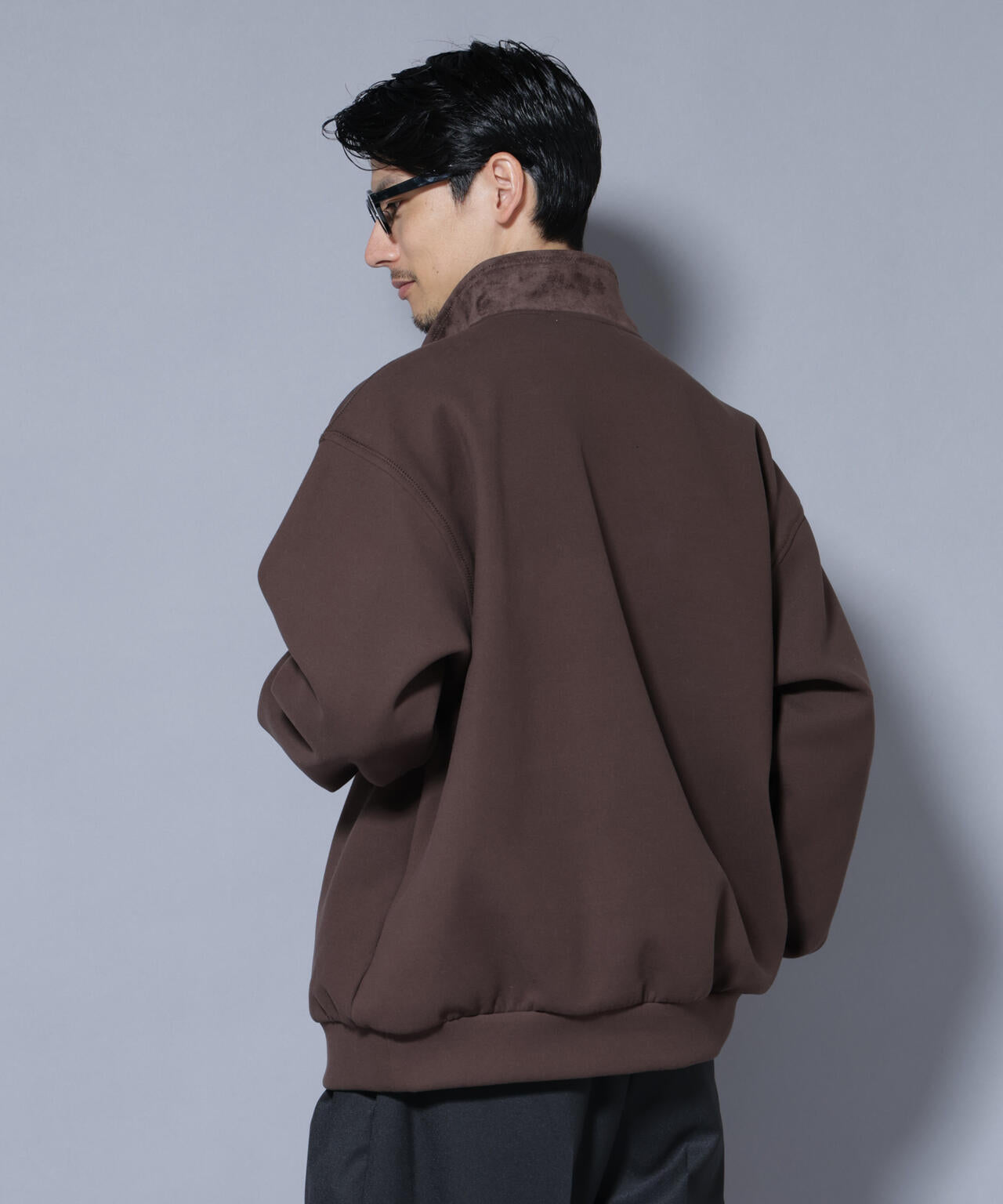 スーパーストレッチブラッシュドポンチブルゾン 6685223246