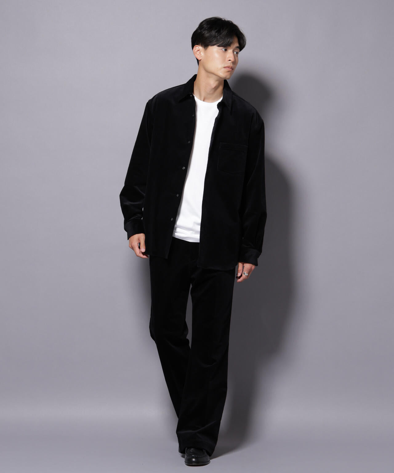 AIRコーデュロイ ライトフレアパンツ/STRETCH（セットアップ可） 6685227226