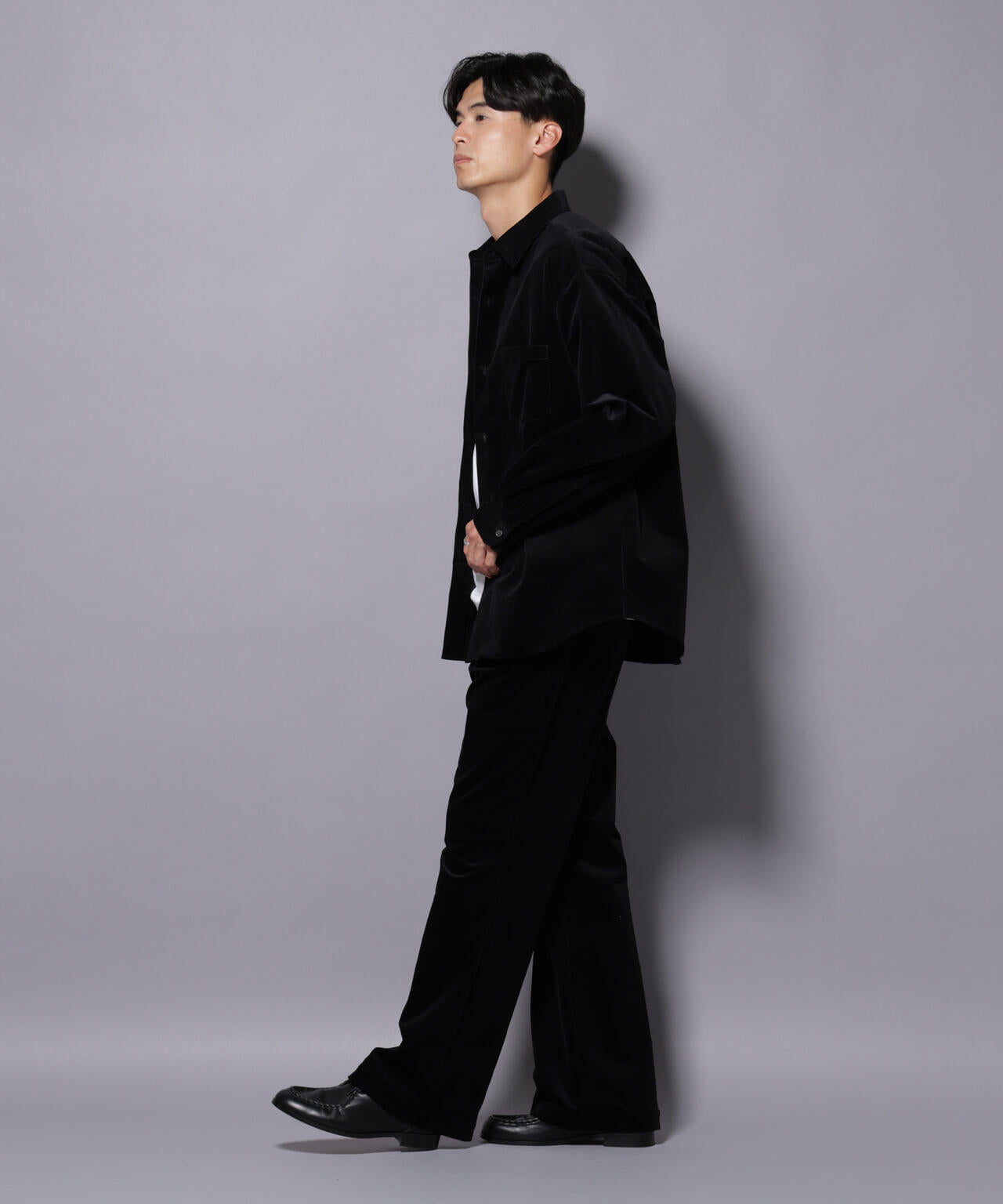 AIRコーデュロイ ライトフレアパンツ/STRETCH（セットアップ可） 6685227226