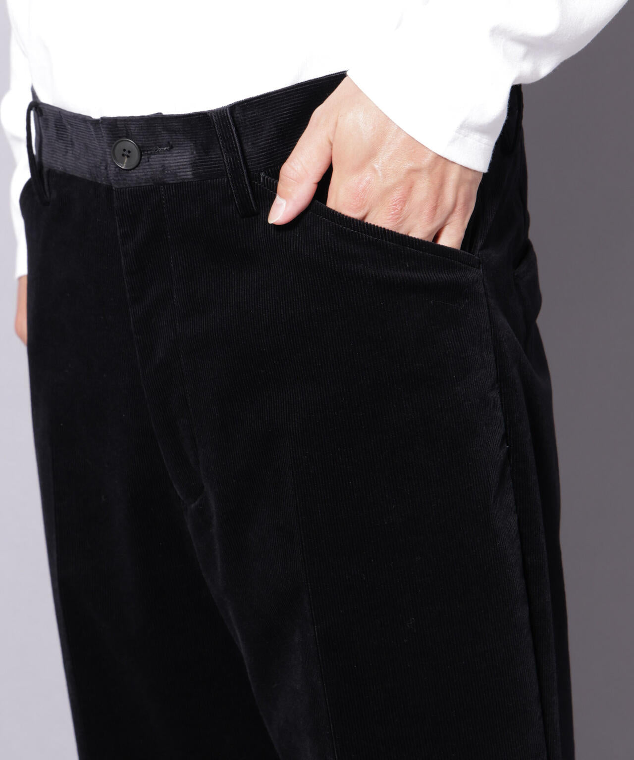 AIRコーデュロイ ライトフレアパンツ/STRETCH（セットアップ可） 6685227226