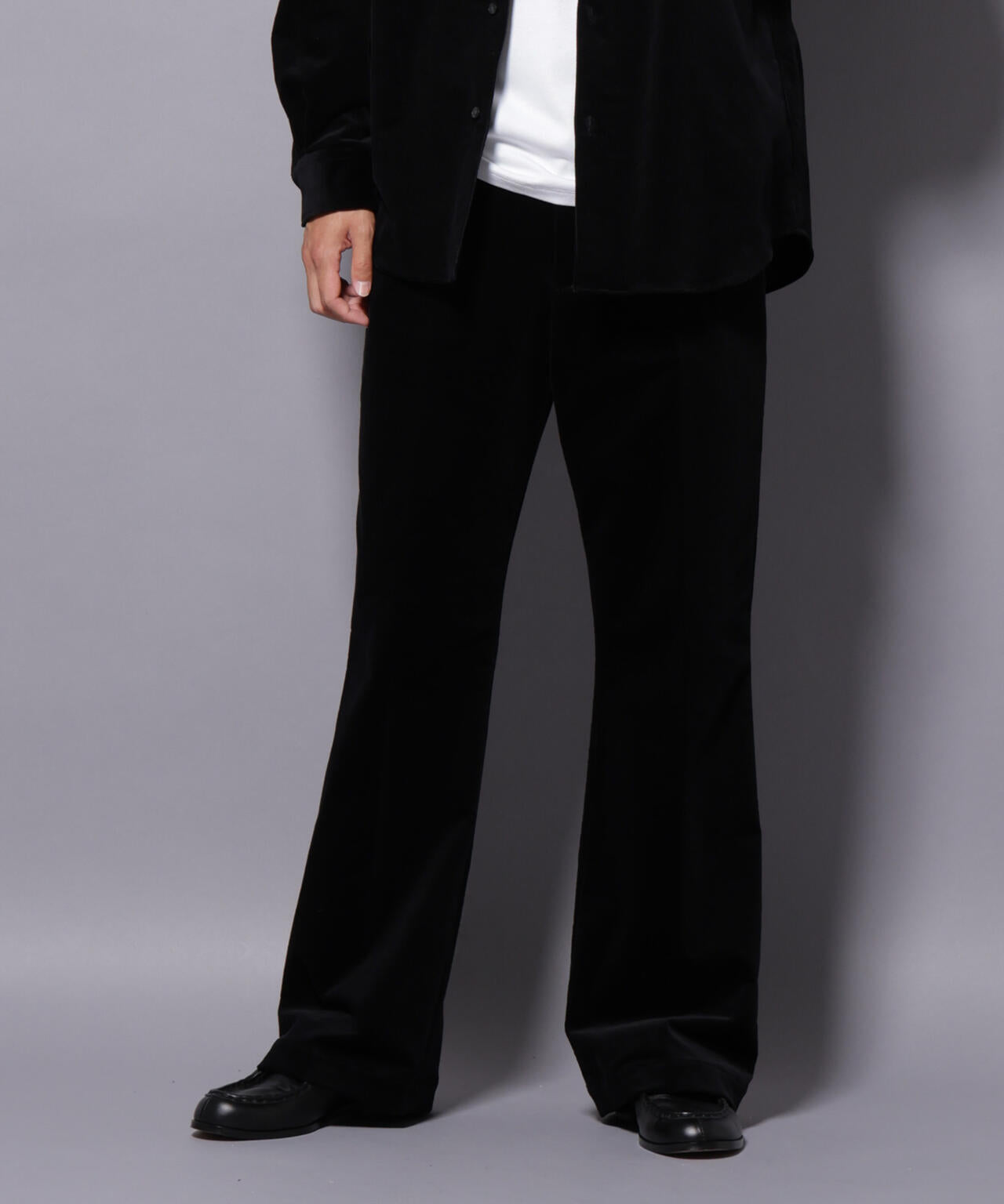 AIRコーデュロイ ライトフレアパンツ/STRETCH（セットアップ可） 6685227226