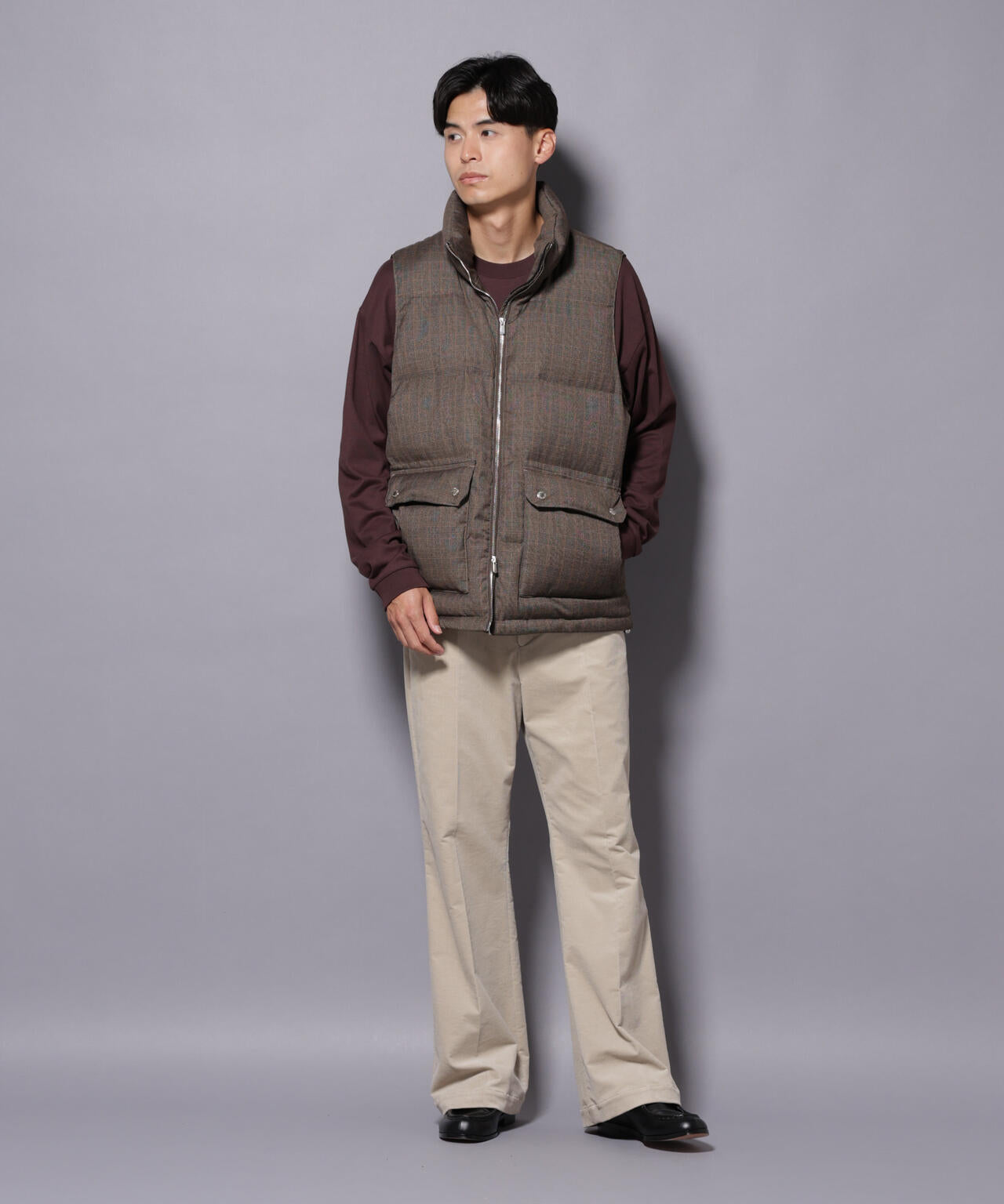 AIRコーデュロイ ライトフレアパンツ/STRETCH（セットアップ可） 6685227226