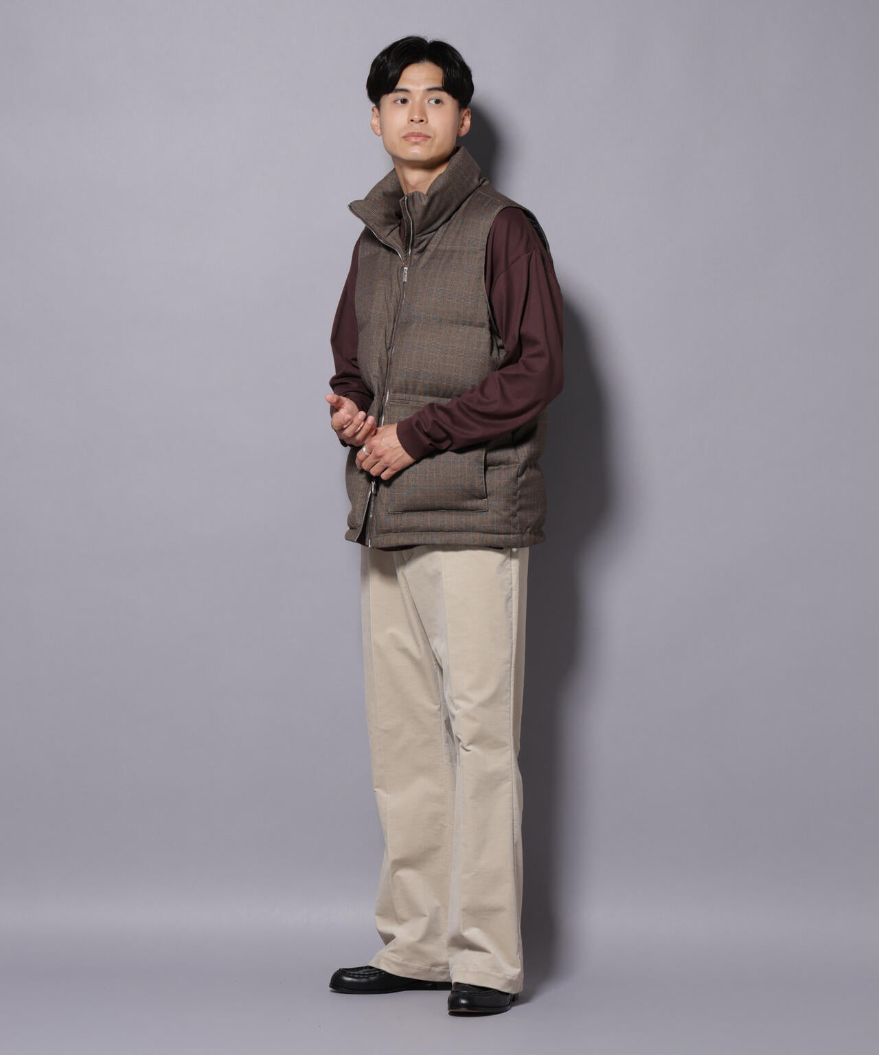 AIRコーデュロイ ライトフレアパンツ/STRETCH（セットアップ可） 6685227226