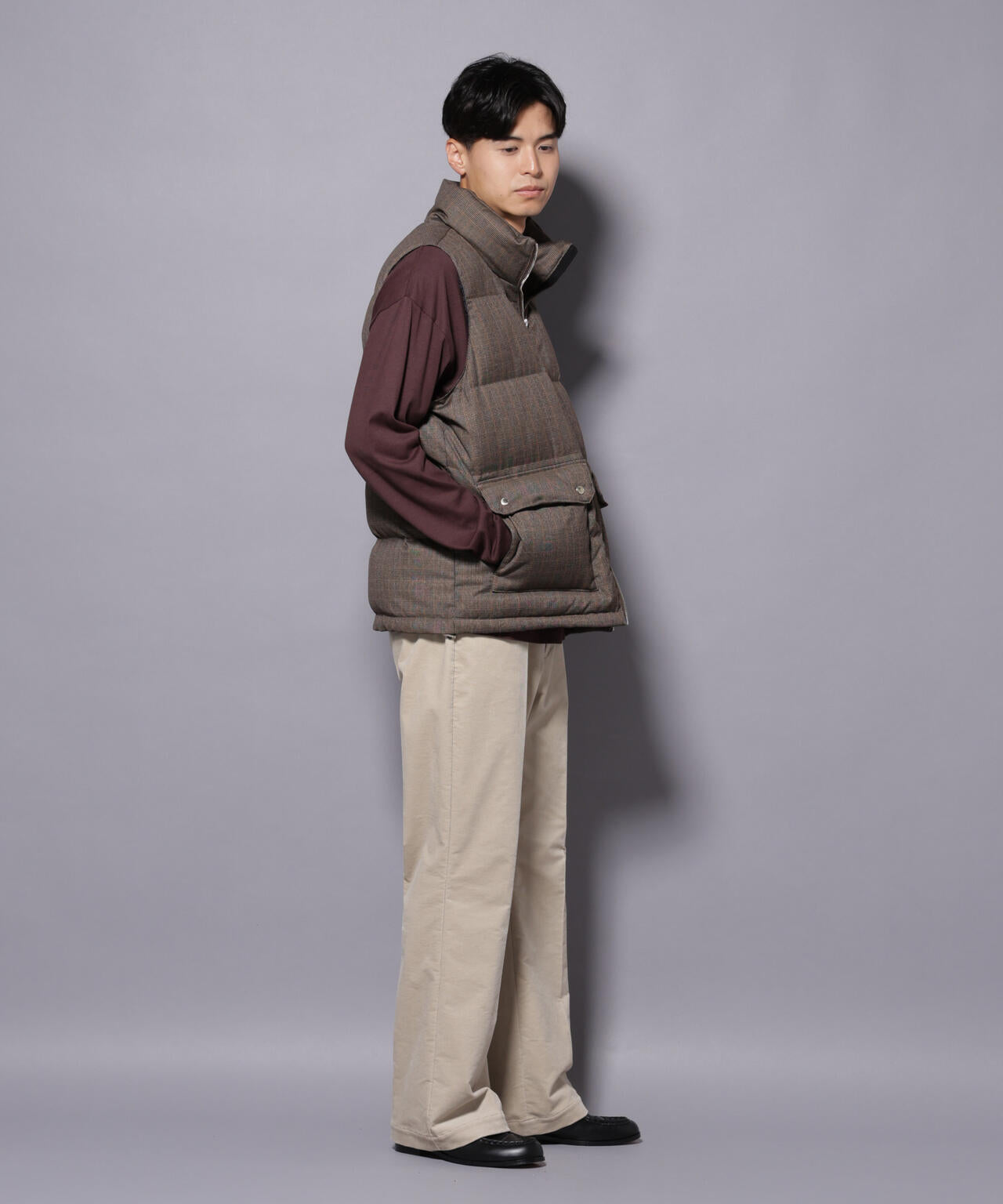 AIRコーデュロイ ライトフレアパンツ/STRETCH（セットアップ可） 6685227226