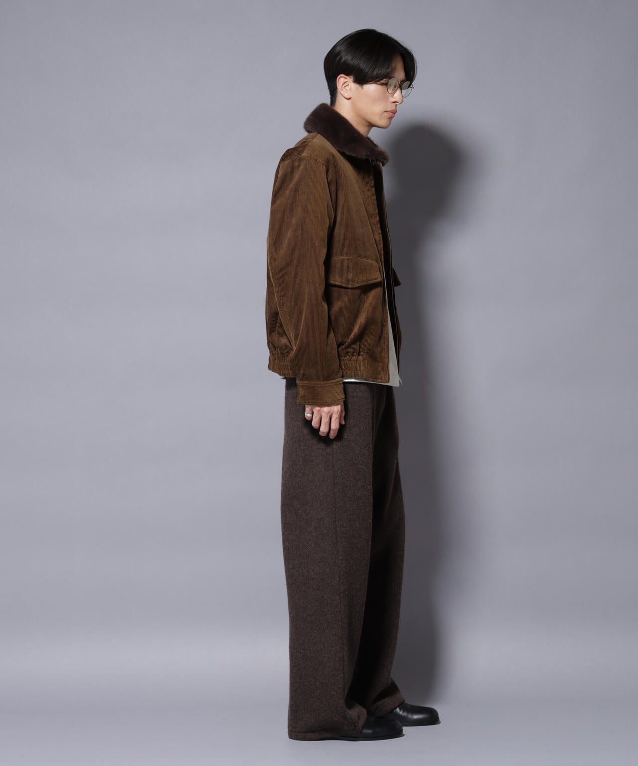 MIYATA×NANO JAPANMADE　ウールコットンイージーパンツ 6685227227