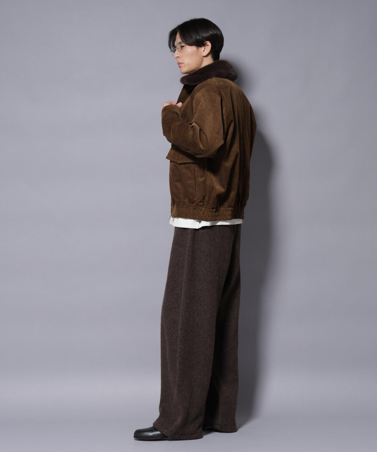 MIYATA×NANO JAPANMADE　ウールコットンイージーパンツ 6685227227