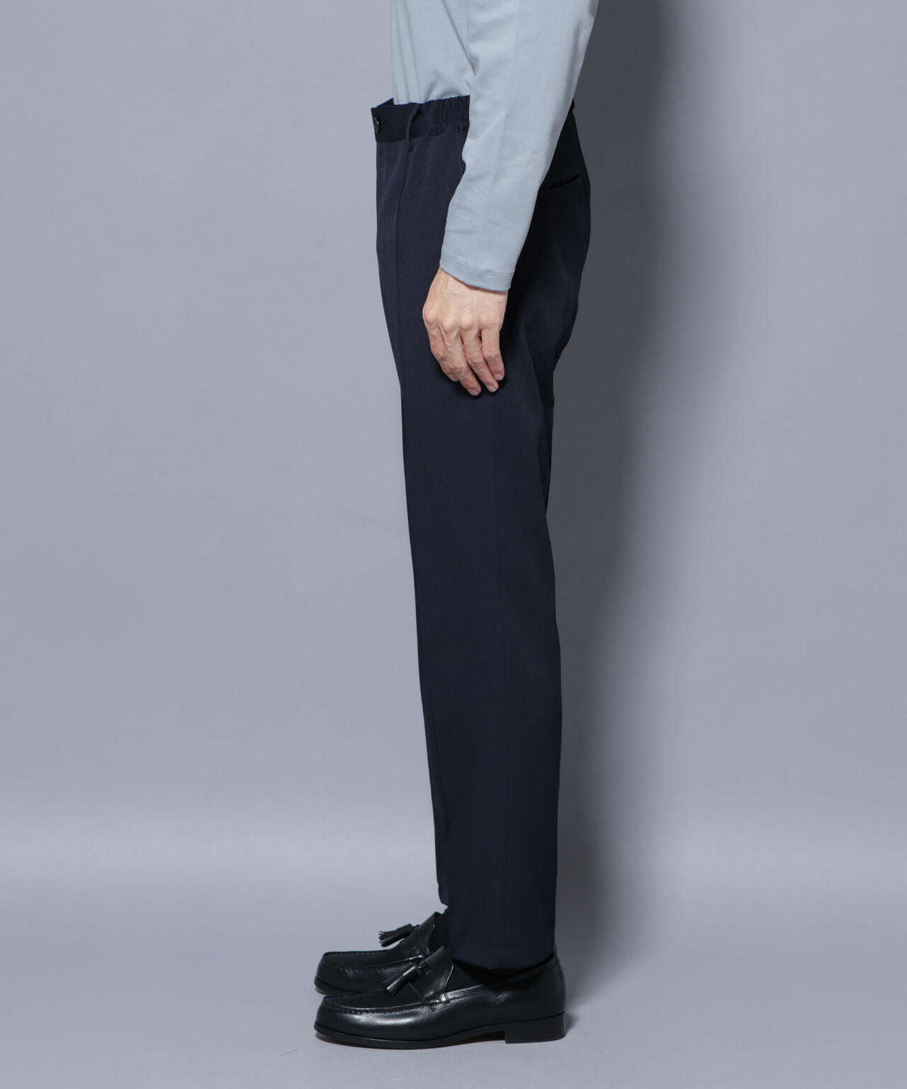 「N TROUSERS BASIC」 シャドーストライプパンツ(セットアップ可)
