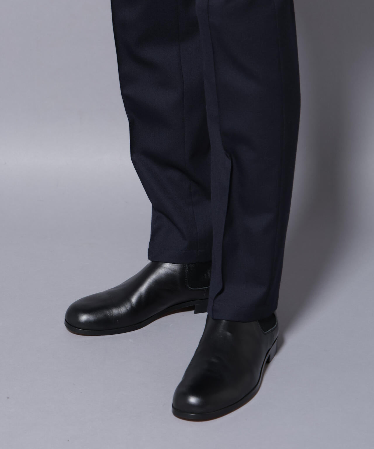 「N JACKET PREMIUM」RENU(R)ウール混洗えるサキソニーパンツ(セットアップ可) 6685229206