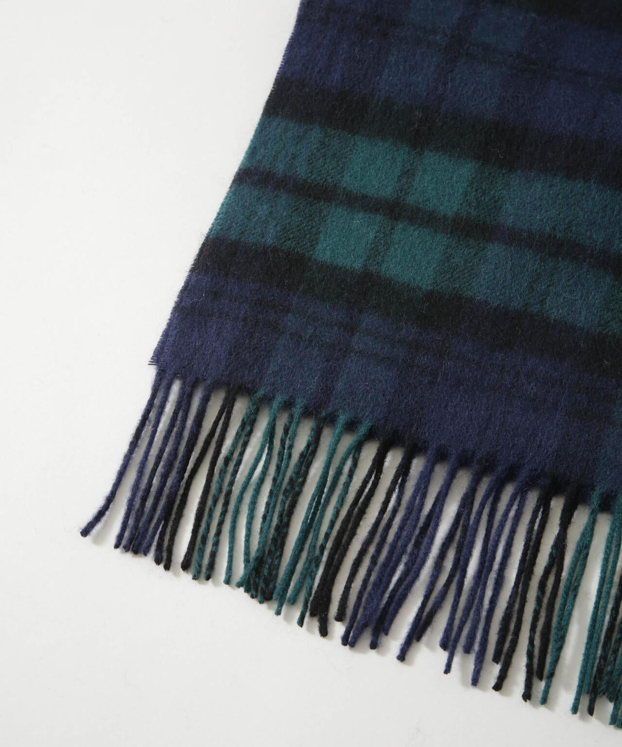 ソフトカシミヤブレンドチェックマフラー 6685241202