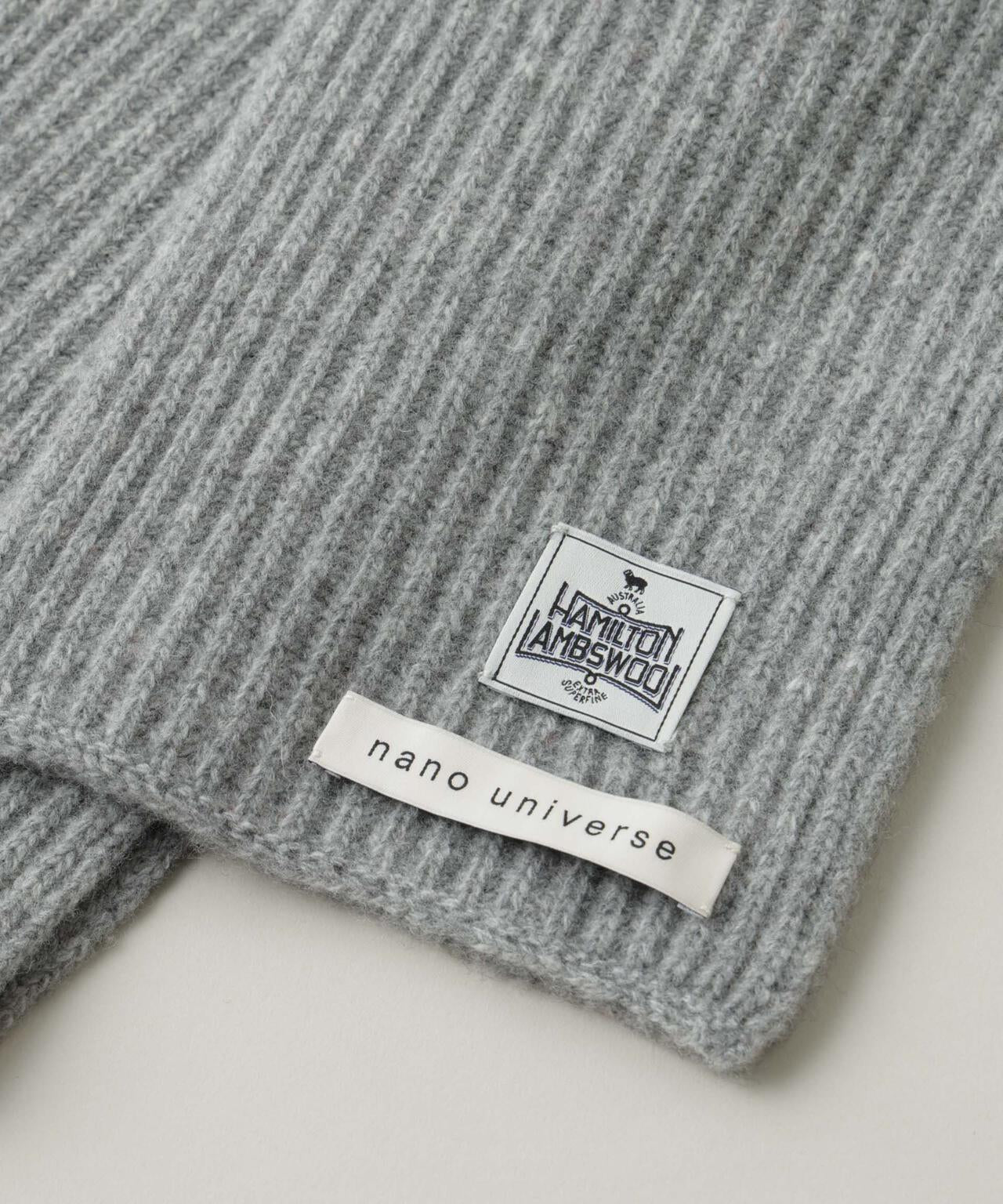 HAMILTON 10ANNIVERSARY WOOL ニットマフラー 6685241203