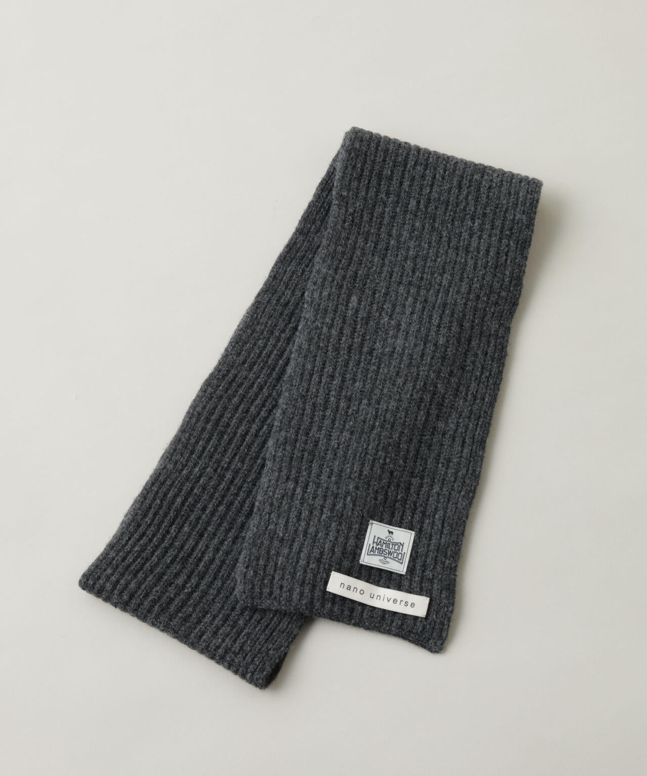 HAMILTON 10ANNIVERSARY WOOL ニットマフラー