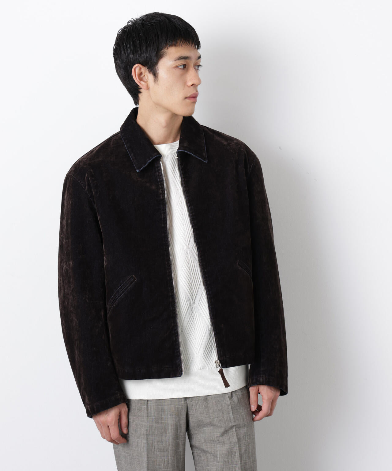 フロッキーデニム スポーツジャケット 6686112207