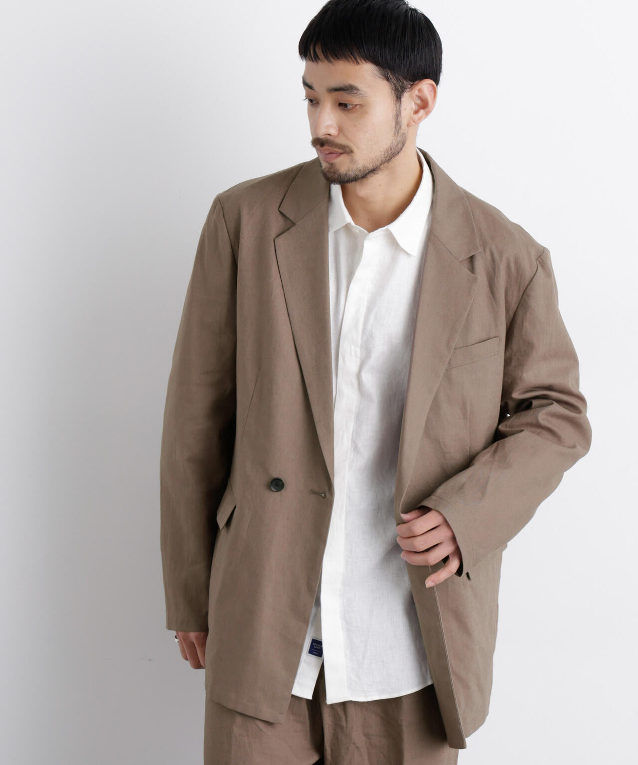 ｢FRENCH LINEN｣ リネンコットンセミダブルJK（セットアップ可） 6686116203