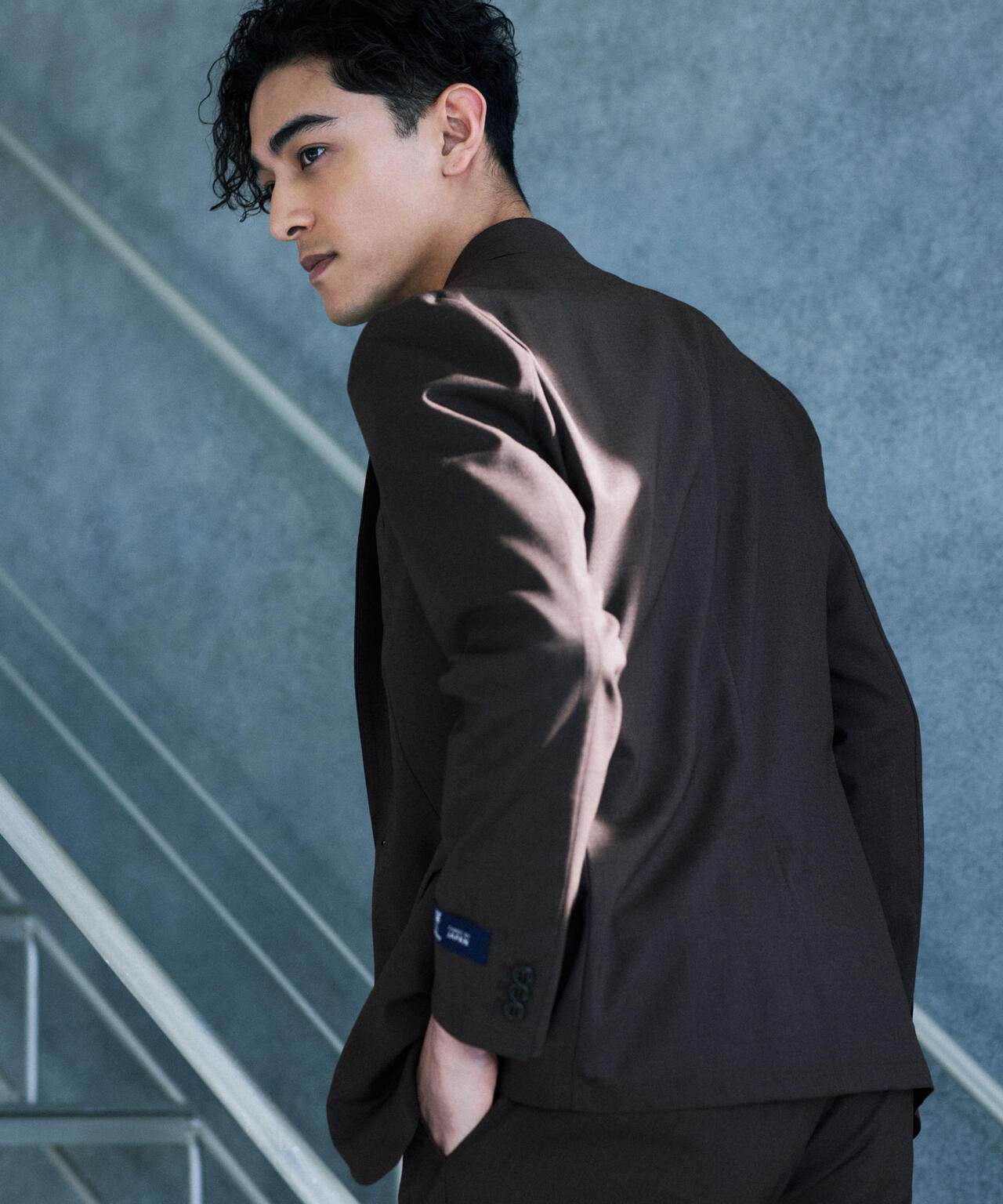 ｢DamerinoSelect｣JAPANfabricウールストレッチジャケット（セットアップ可） 6686117201