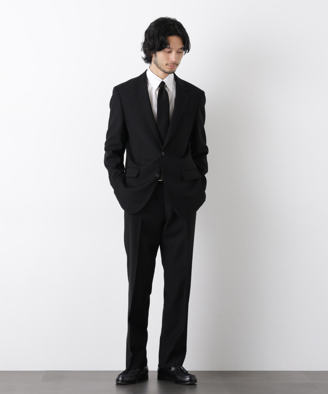｢Damerino Formal｣ ブラックフォーマルオールシーズンジャケット(セットアップ可) 6686117204