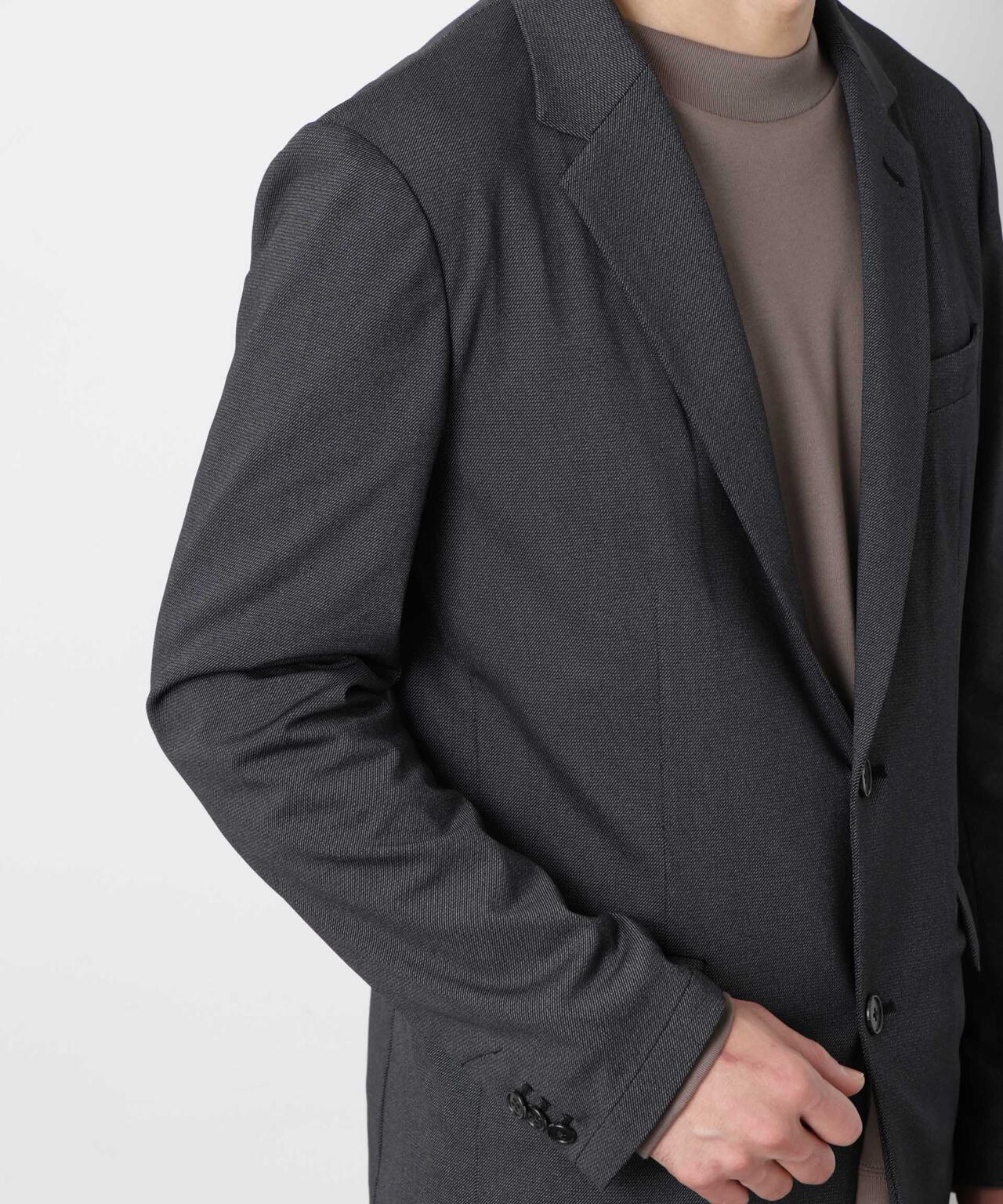 【大人気セットアップ】｢Damerino｣ 軽量ジャージーデニムライクストレッチセットアップ 6686118202