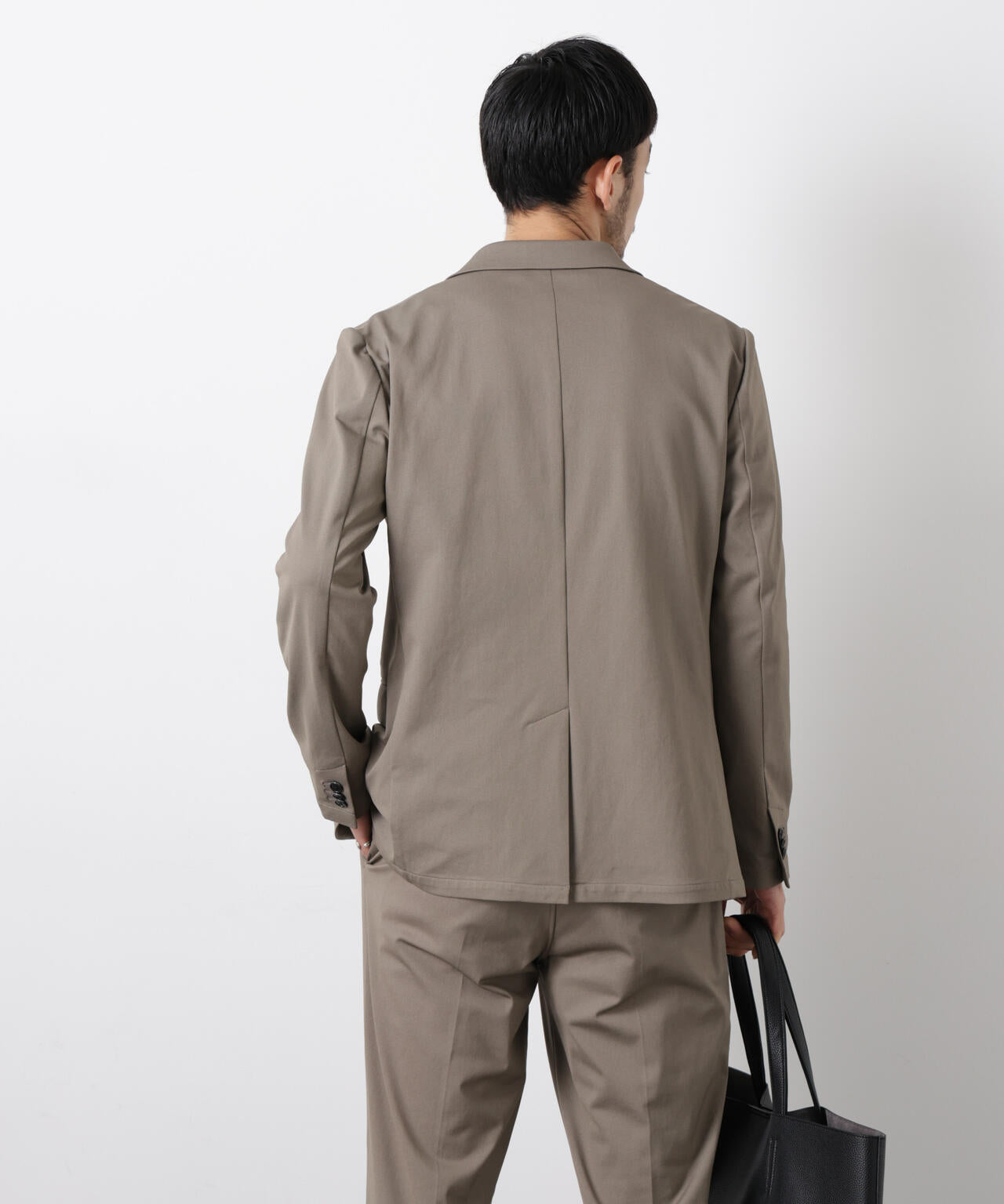 【大人気セットアップ】｢Damerino｣ 軽量ジャージーデニムライクストレッチセットアップ 6686118202