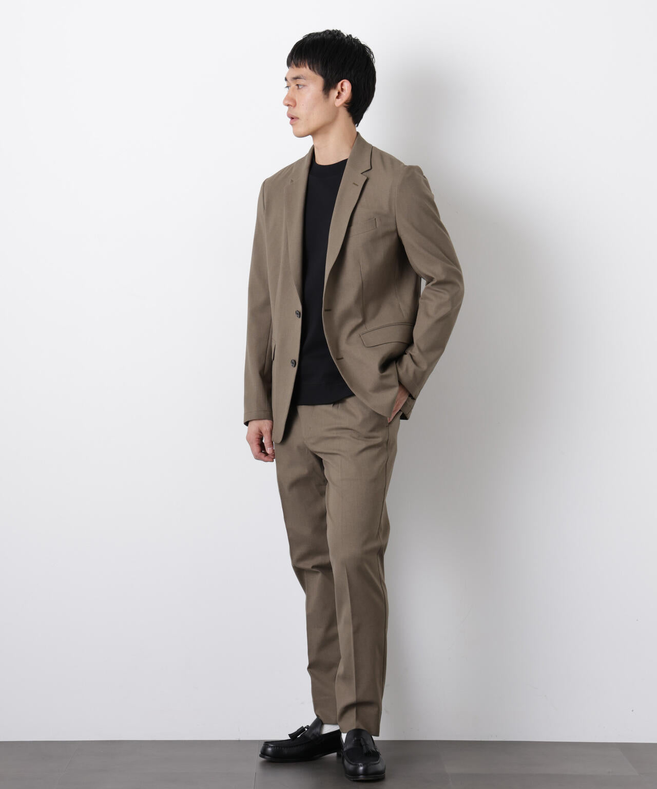 ｢Damerino｣Reflax(R)ドライオックスストレッチセットアップ/吸水速乾