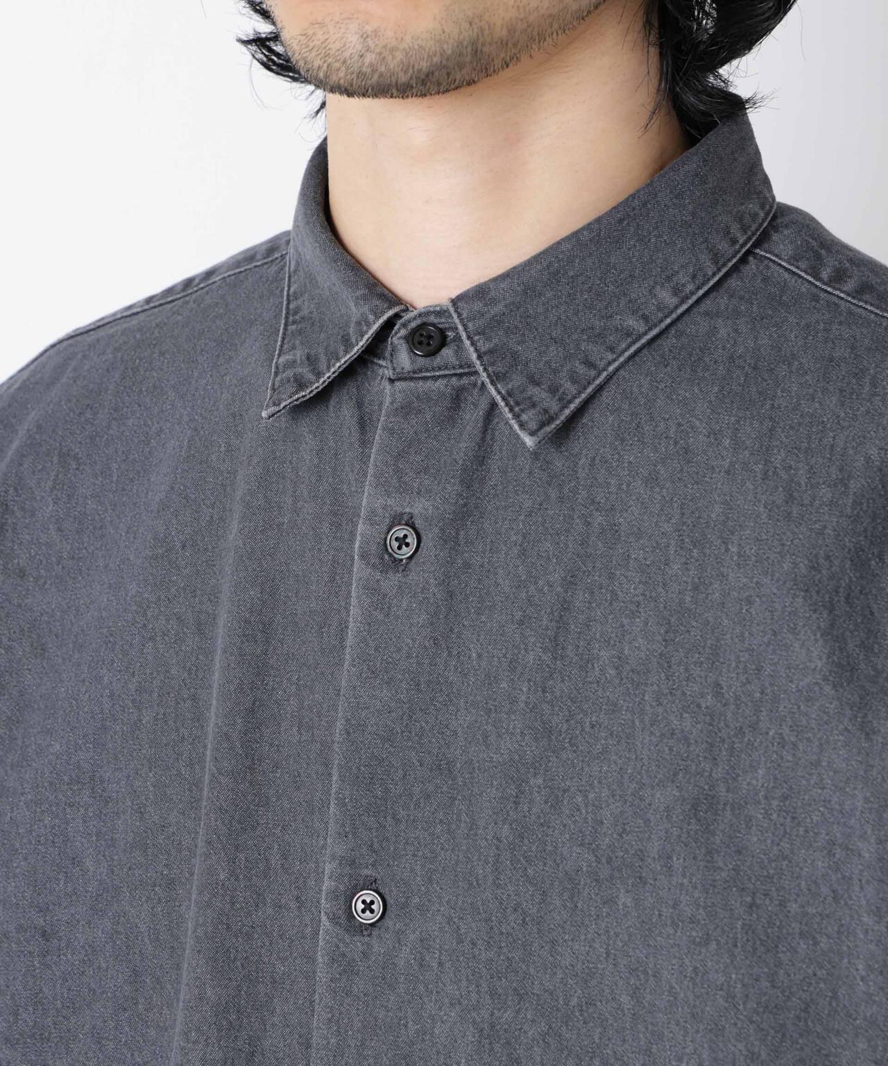 ｢OtoNANO｣大人のワイドシャツ デニムシャツ 長袖 6686120213