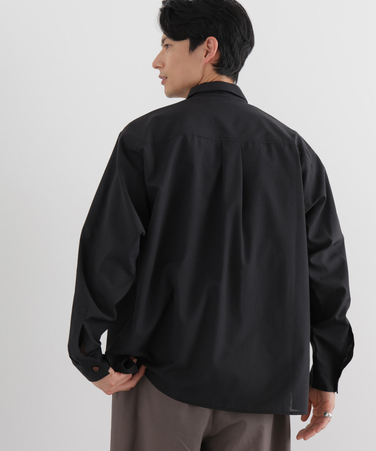 テクニカルリネンライクWポケットシャツジャケット/吸水速乾・接触冷感・UVカット（セットアップ可） 6686120216