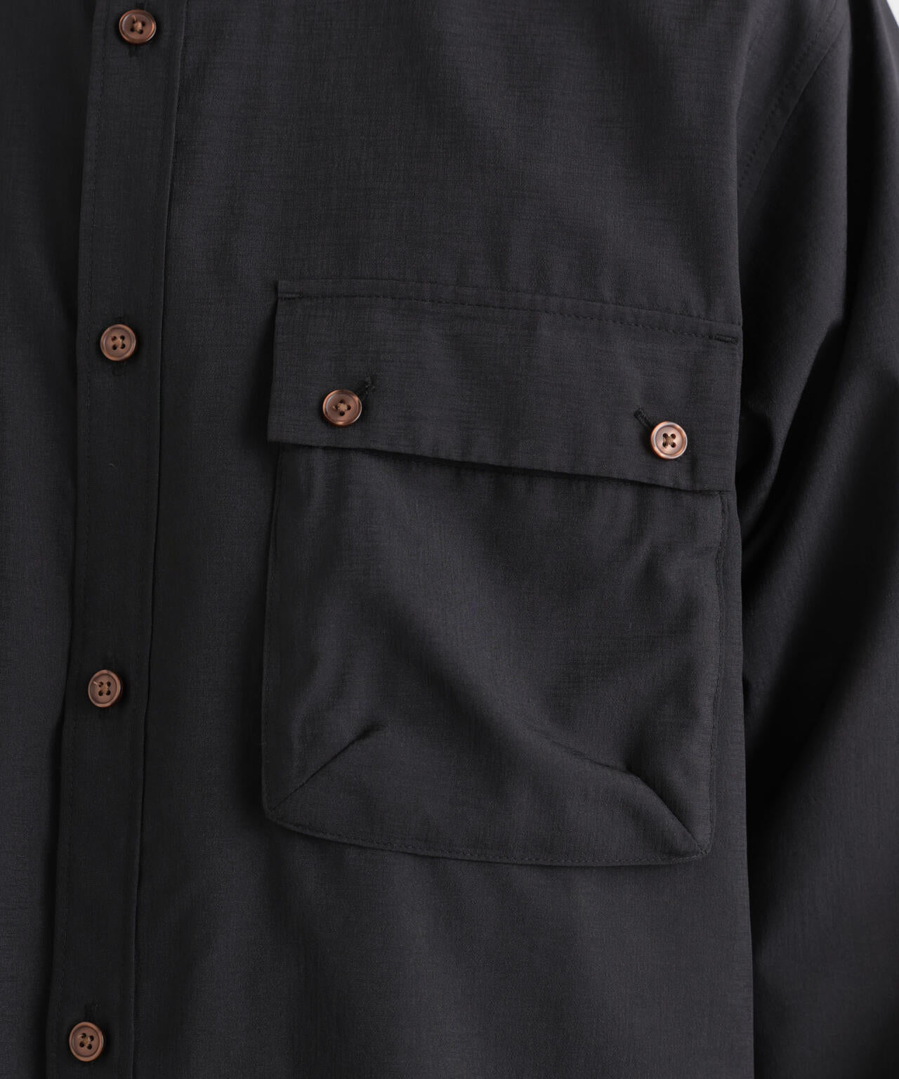 テクニカルリネンライクWポケットシャツジャケット/吸水速乾・接触冷感・UVカット（セットアップ可） 6686120216