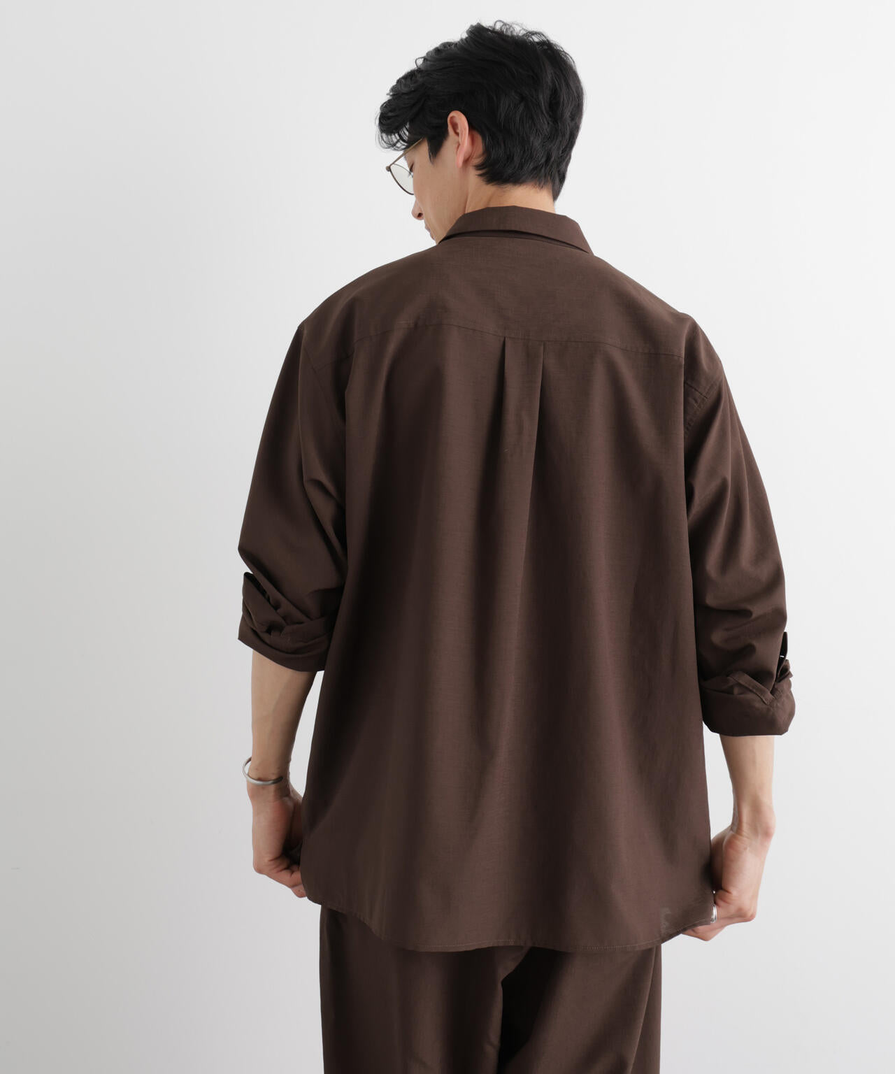 テクニカルリネンライクWポケットシャツジャケット/吸水速乾・接触冷感・UVカット（セットアップ可） 6686120216