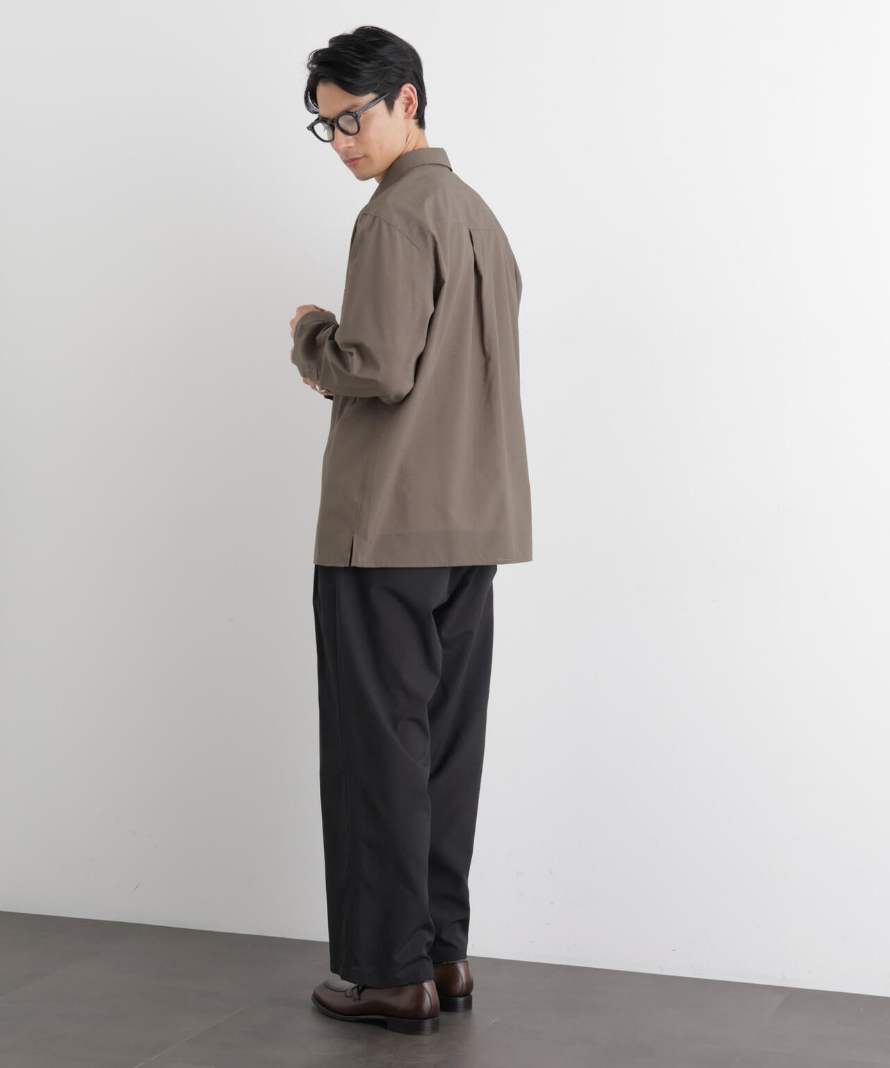 テクニカルリネンライクWポケットシャツジャケット/吸水速乾・接触冷感・UVカット（セットアップ可） 6686120216