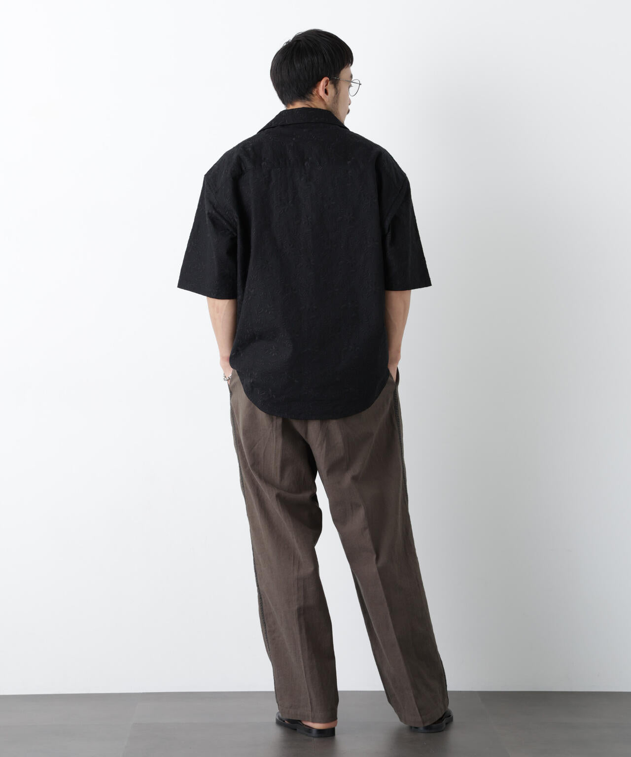 ｢OtoNANO｣×masoret総柄刺繍シャツ(セットアップ可) 6686121222