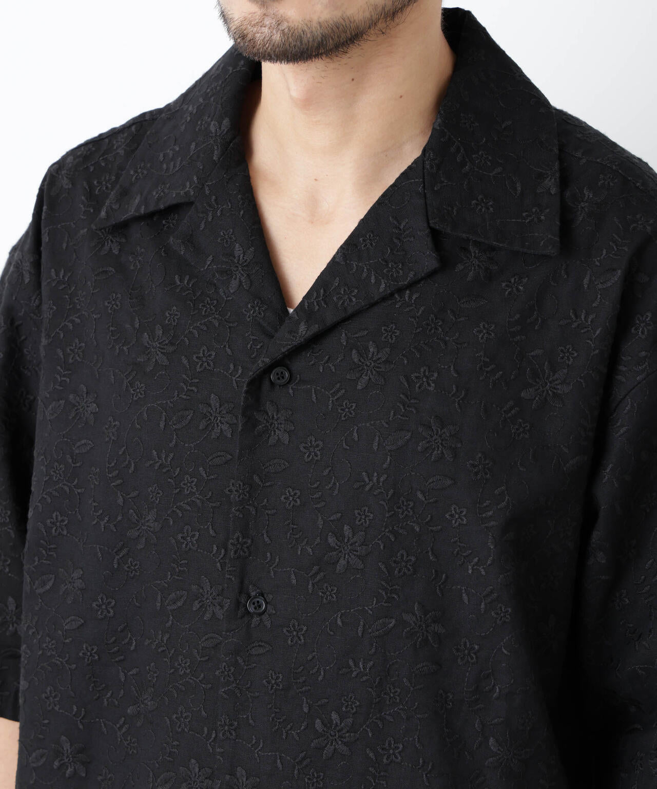 ｢OtoNANO｣×masoret総柄刺繍シャツ(セットアップ可) 6686121222
