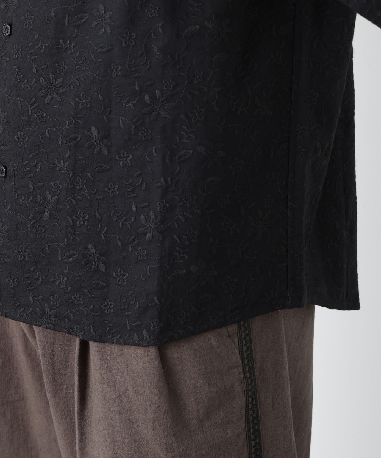 ｢OtoNANO｣×masoret総柄刺繍シャツ(セットアップ可) 6686121222