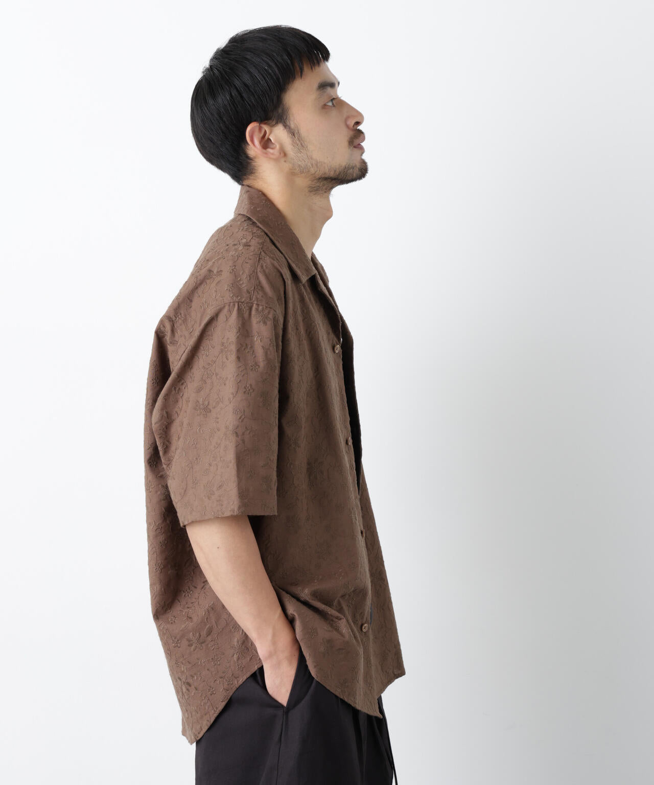 ｢OtoNANO｣×masoret総柄刺繍シャツ(セットアップ可) 6686121222