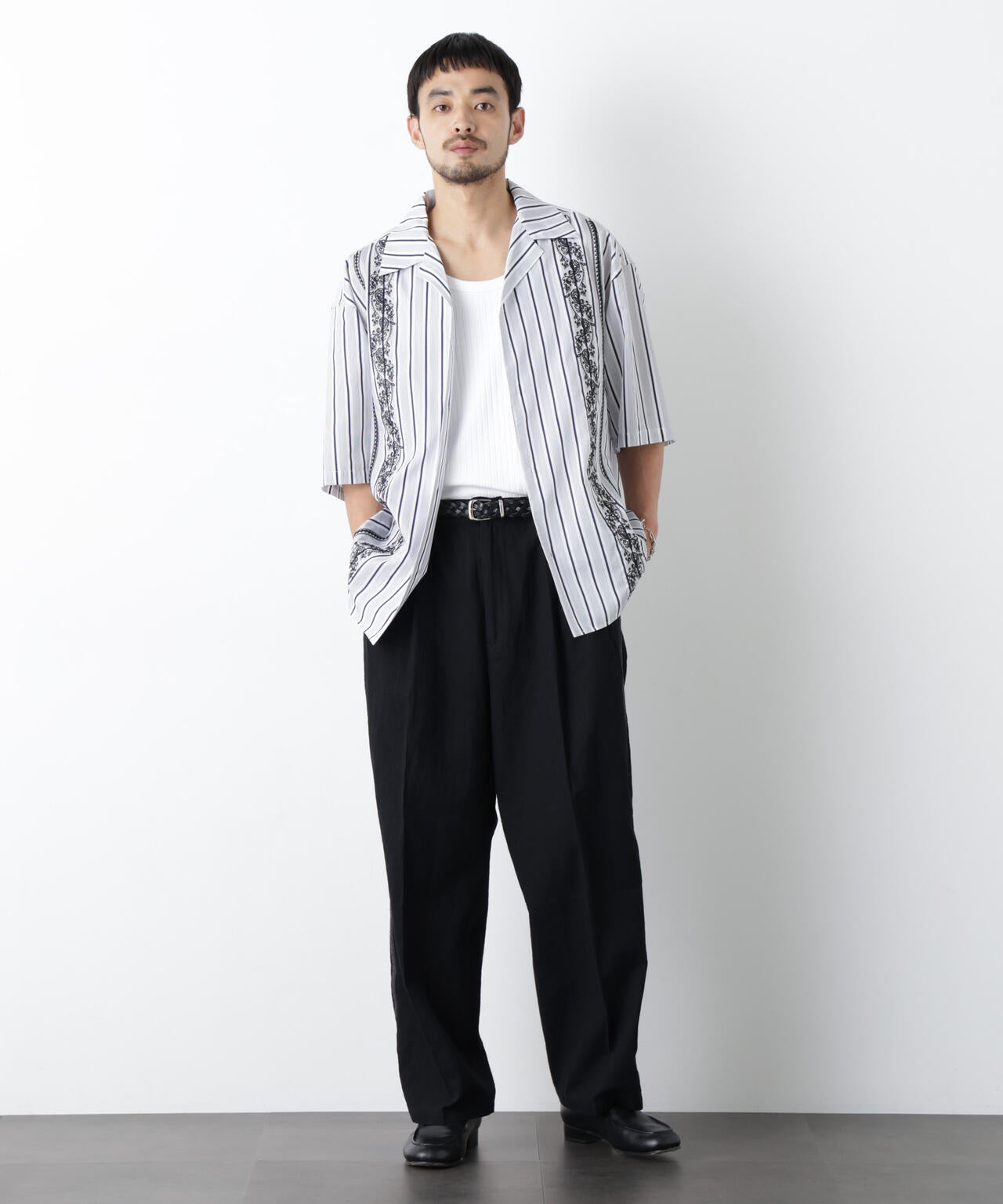 ｢OtoNANO｣×masoret 刺繍シャツ 6686121223