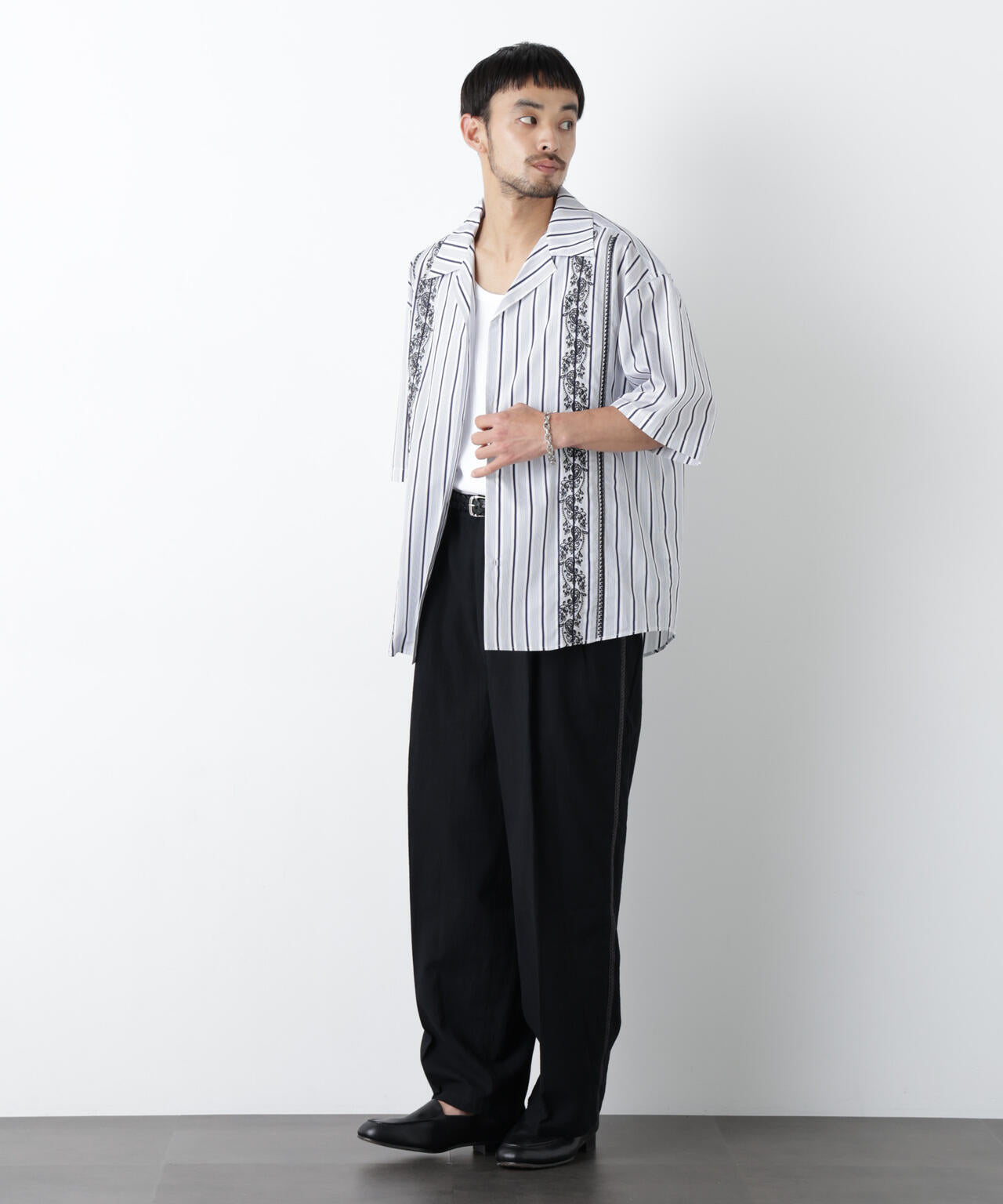 ｢OtoNANO｣×masoret 刺繍シャツ 6686121223